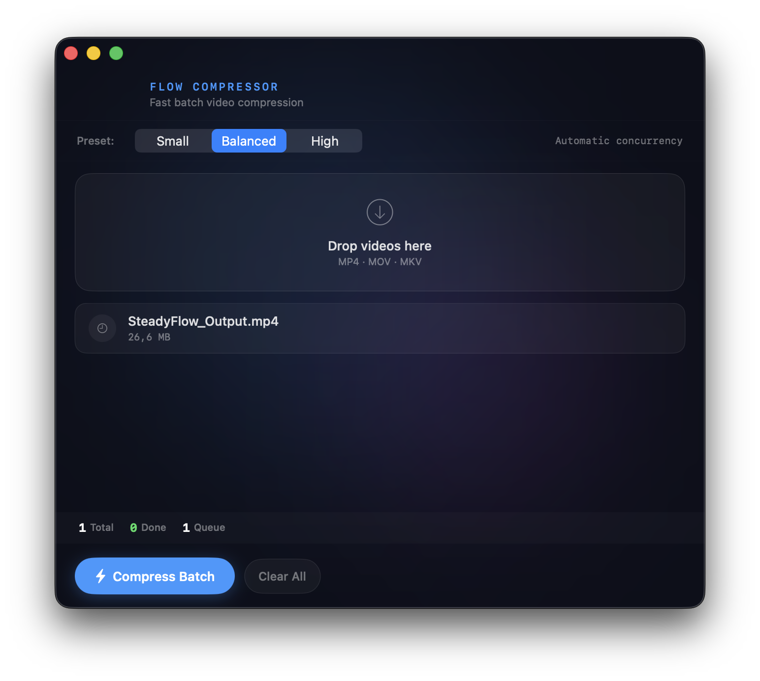 Smooth Batch Processing